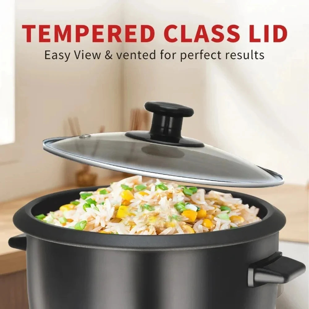 Multifunctional Mini Electric Rice Cooker 3 Cups Capacity Stainless Steel Chassis Heating Keep Warm Function Compact Household C